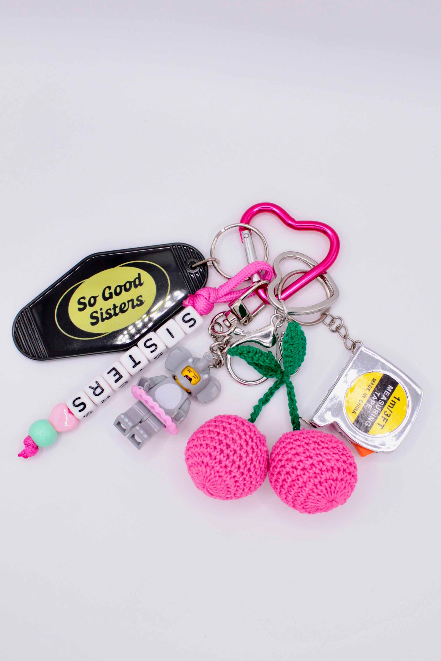 SGS Cherry Crochet Bag Charm 