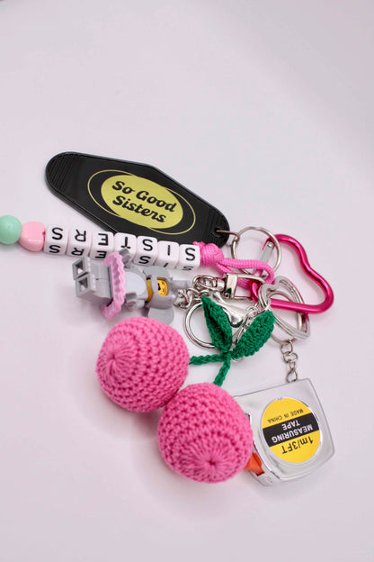 SGS Cherry Crochet Bag Charm 