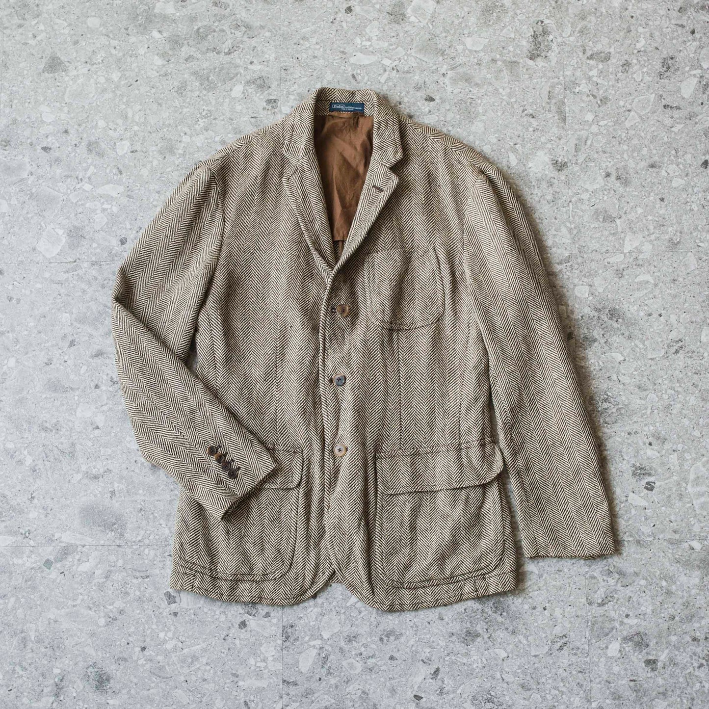 Linen Herringbone Jacket