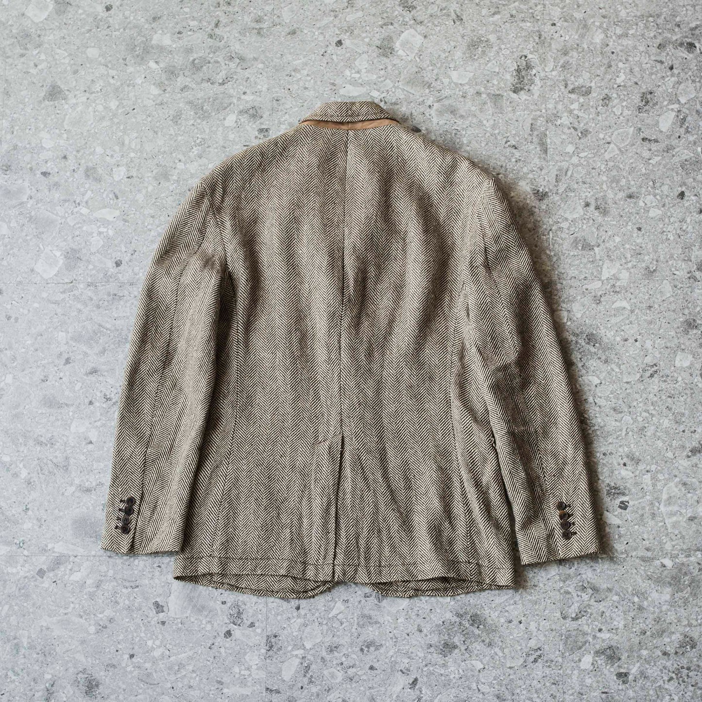 Linen Herringbone Jacket