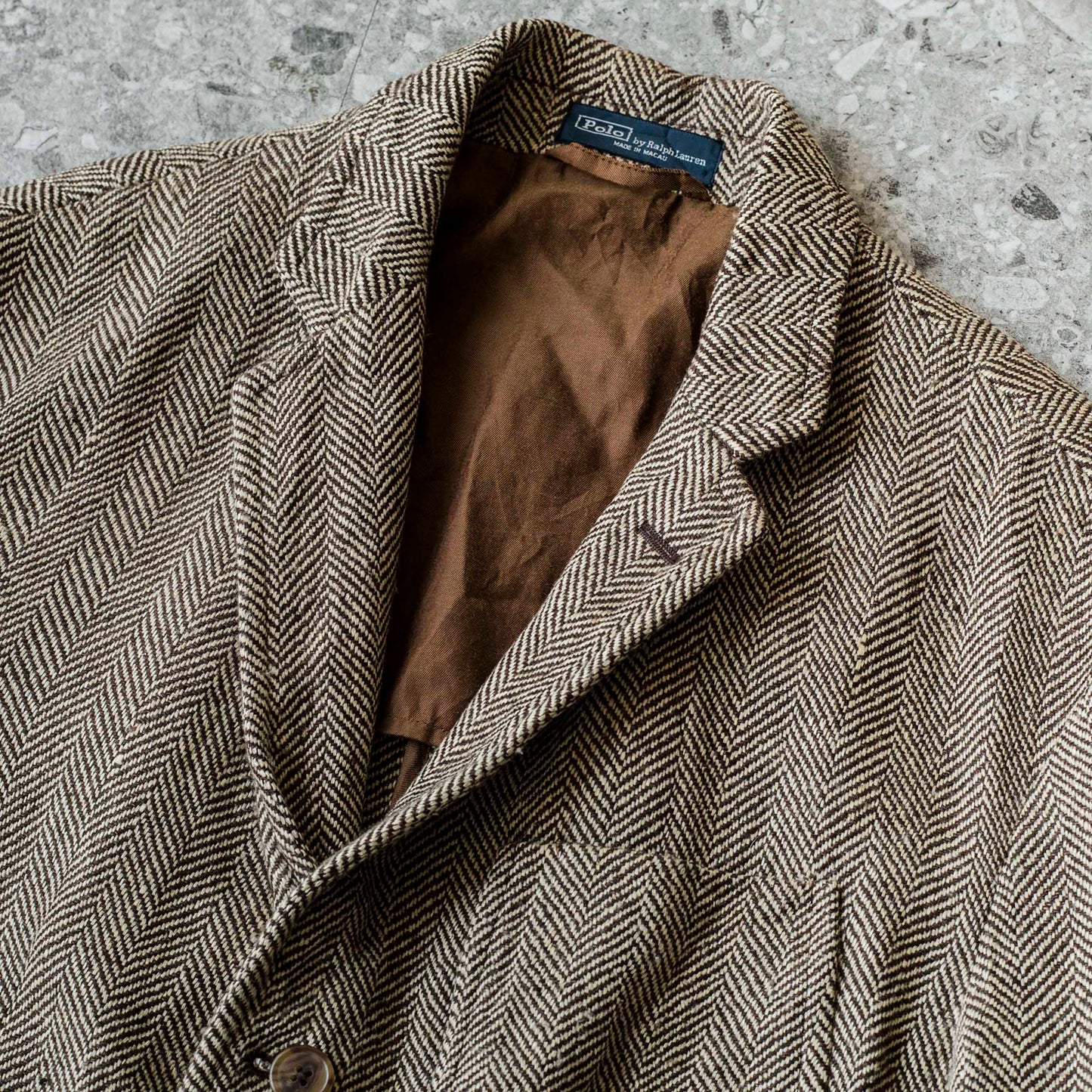 Linen Herringbone Jacket